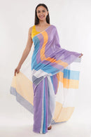 Suman SantiPur Saree SUNSET REVERIE | Pure Cotton | Indidha Saree