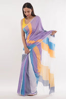 Suman SantiPur Saree SUNSET REVERIE | Pure Cotton | Indidha Saree