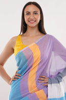 Suman SantiPur Saree SUNSET REVERIE | Pure Cotton | Indidha Saree