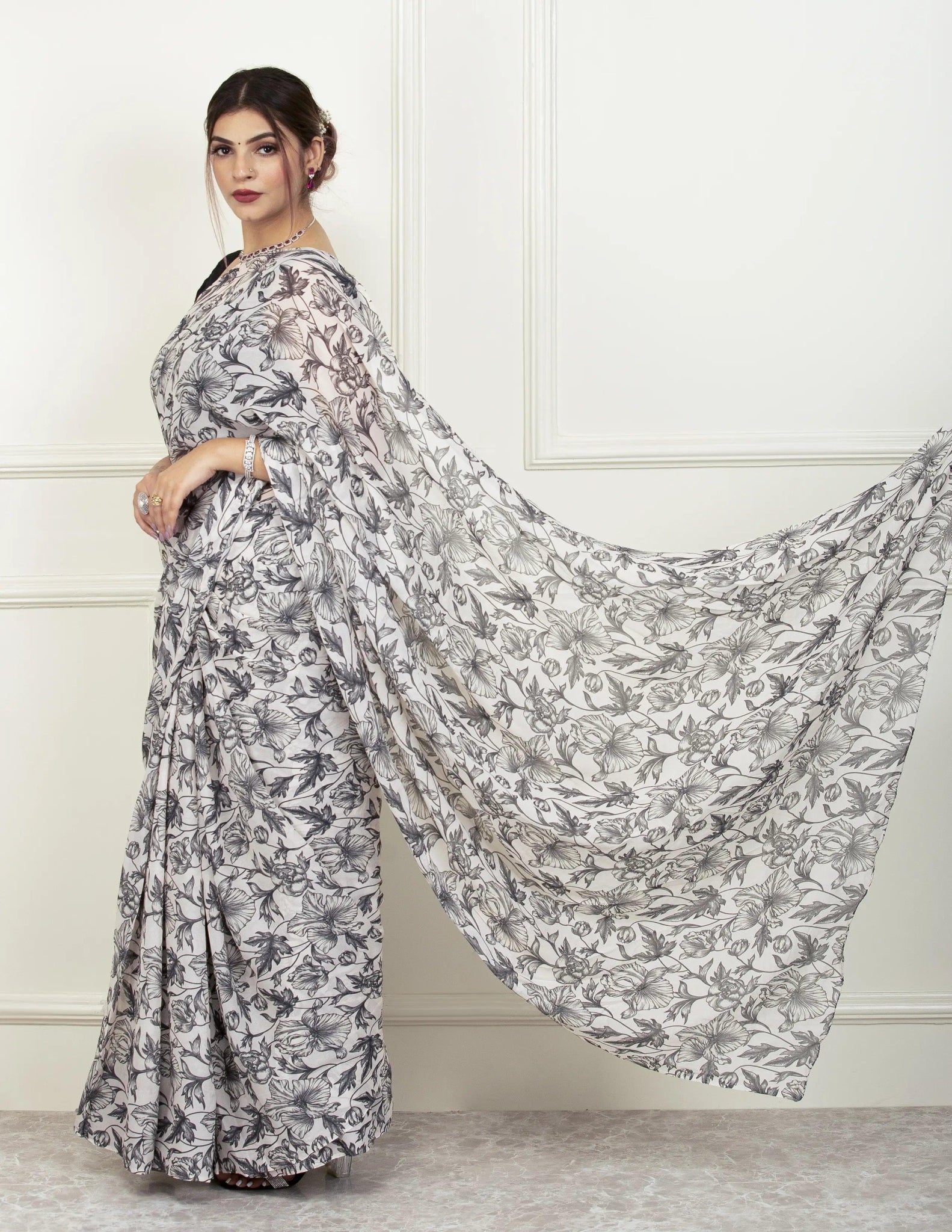 SURMAYI | Georgette | Indidha Saree