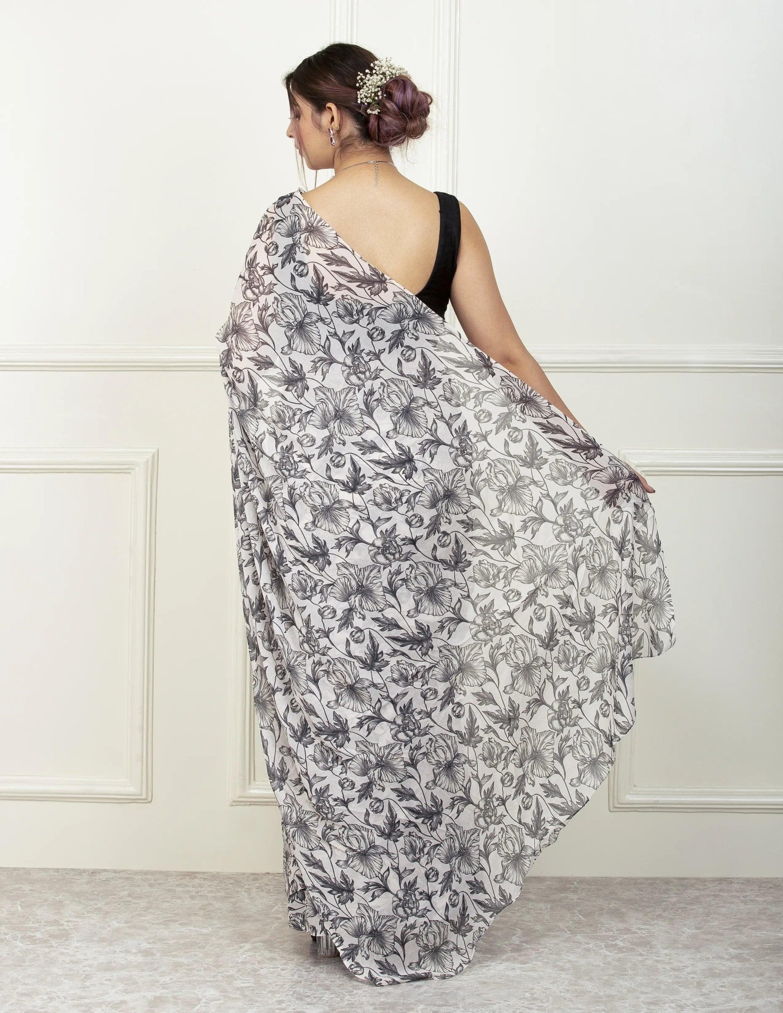 SURMAYI | Georgette | Indidha Saree