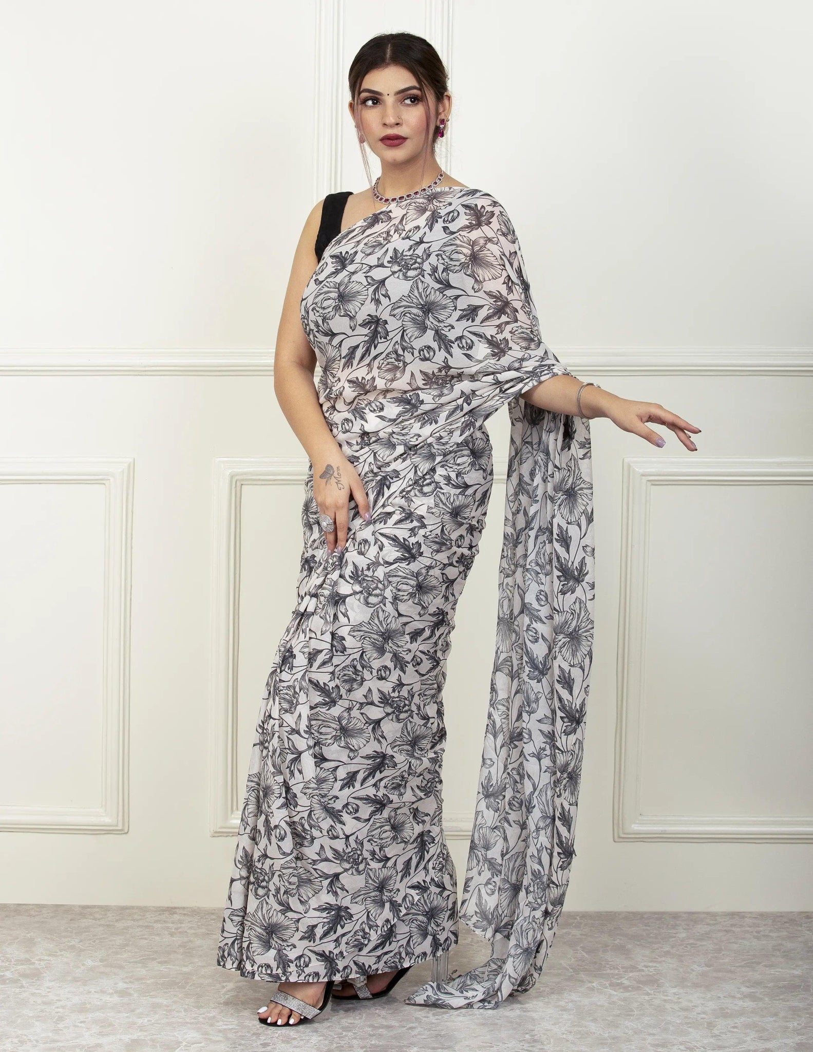 SURMAYI | Georgette | Indidha Saree