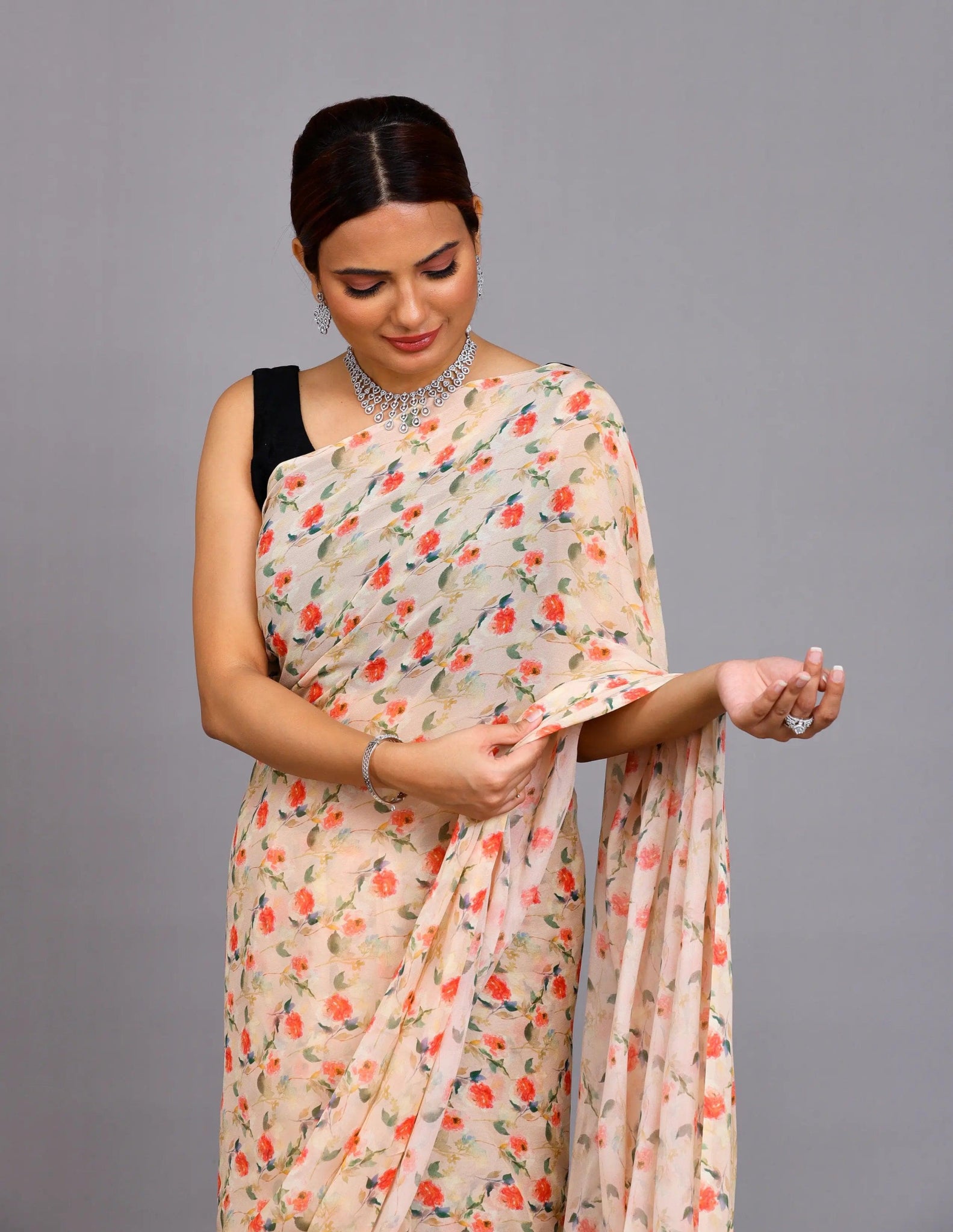 VAIDAHI | Georgette | Indidha Saree