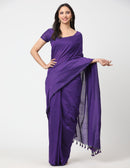VIOLET MAJESTY | Cotton | Indidha Saree Saree