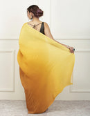 YELLOW HUE | Wrinkle Satin  | Indidha Saree Saree