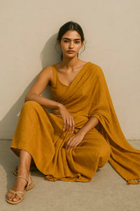 Saundhi Khushboo | Handloom Mul Cotton | Indidha Saree