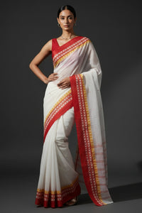SCARLET | Pure Cotton | Indidha Saree