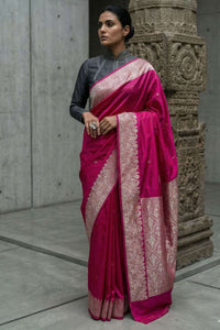 ROSETTE ROYAL | Georgette | Indidha Saree