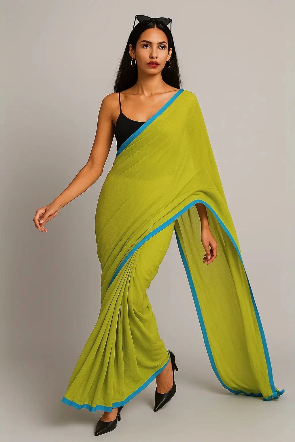 SERENE LUMINANCE | Mul Cotton | Indidha Saree