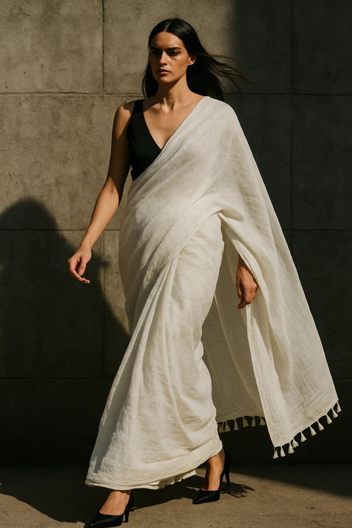 SERENE SPARKLE | Pure Cotton | Indidha Saree