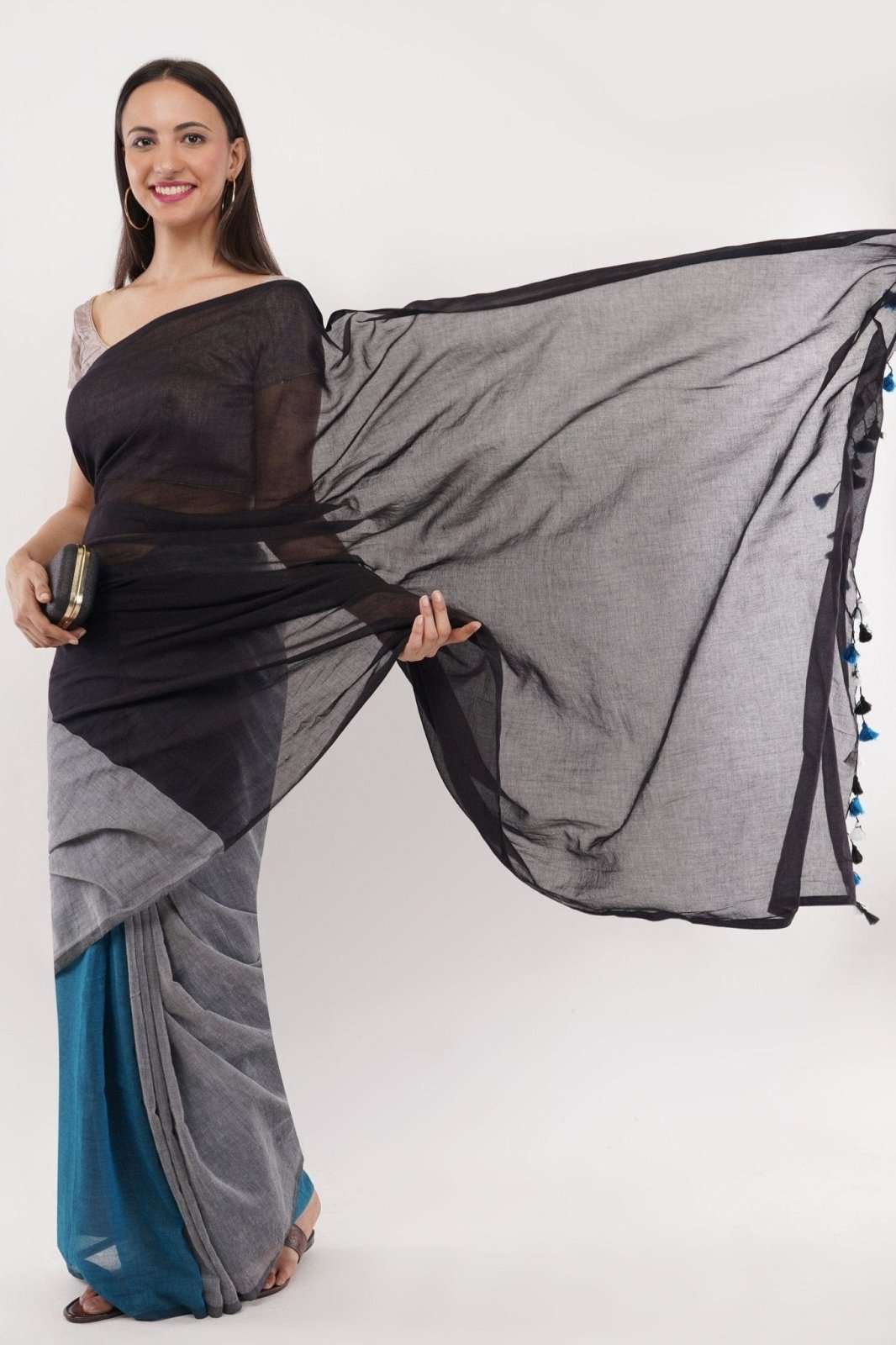 SHADES OF GRACE | Mul Cotton | Indidha Saree