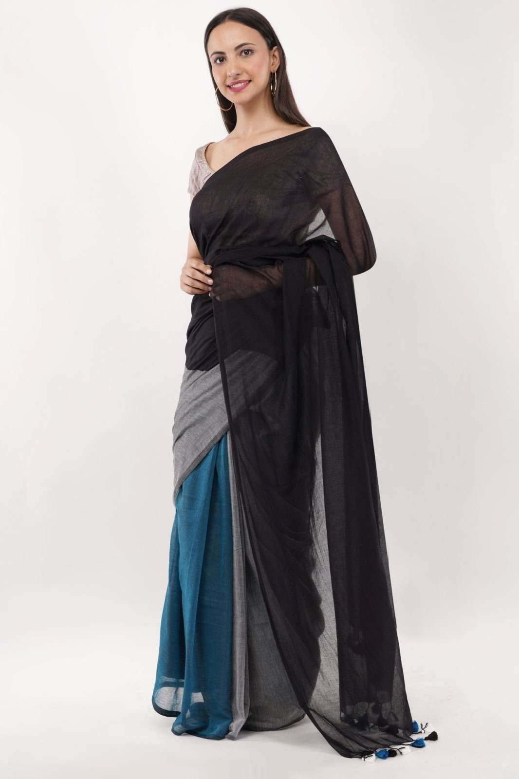SHADES OF GRACE | Mul Cotton | Indidha Saree
