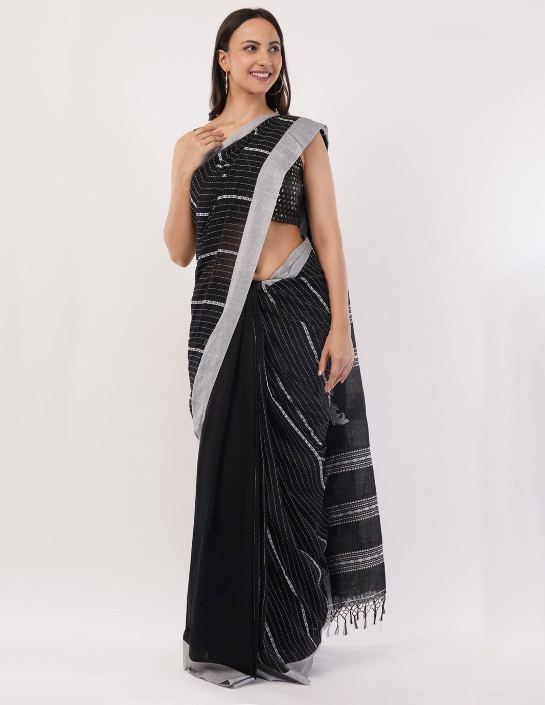 SHYAMAL REKHA | Cotton | Indidha Saree