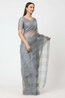 SILVER MIST | Kota Doria | Indidha Saree