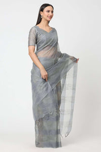 SILVER MIST | Kota Doria | Indidha Saree