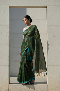 STARRY FOREST | Mul Cotton | Indidha Saree