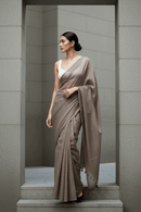 Stone Mist | Cotton | Indidha Saree