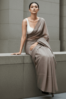 Stone Mist | Cotton | Indidha Saree