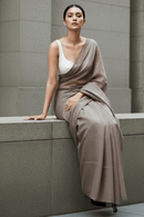 Stone Mist | Cotton | Indidha Saree