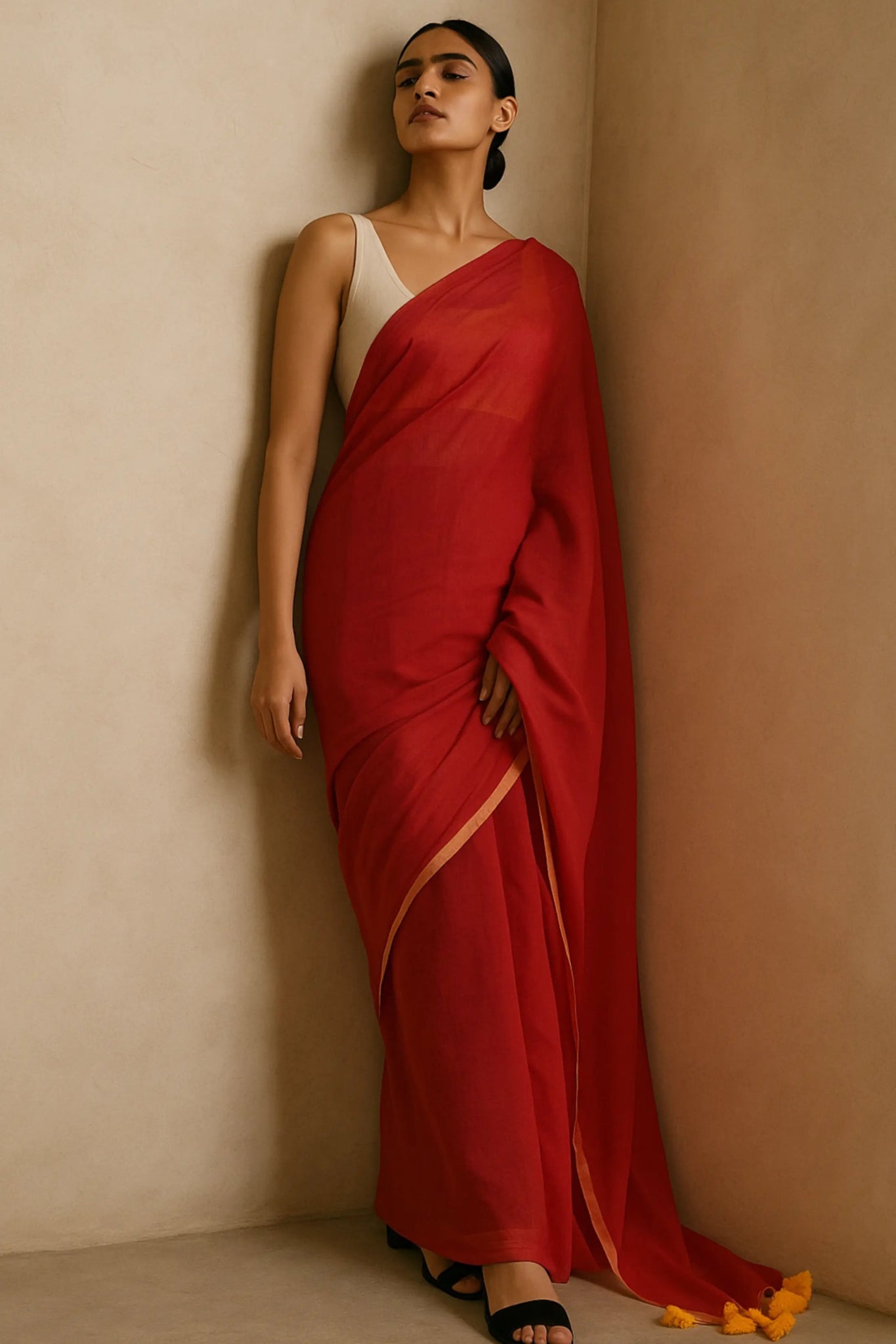 SUHANE PAL | Mul Cotton | Indidha Saree