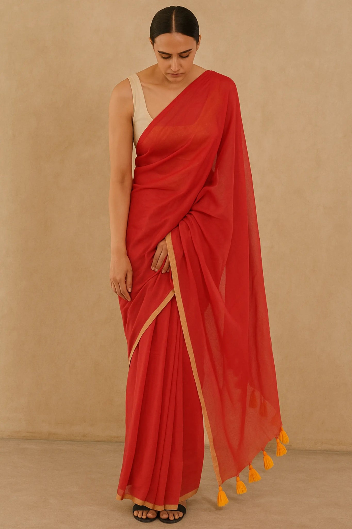 SUHANE PAL | Mul Cotton | Indidha Saree