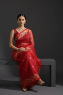 SUHANI SAAZ | Pure Muslin Jamdani | Indidha Saree