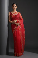 SUHANI SAAZ | Pure Muslin Jamdani | Indidha Saree