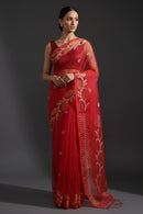 SUHANI SAAZ | Pure Muslin Jamdani | Indidha Saree