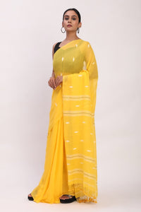 Sunlit Weave | Mul cotton | Indidha Saree