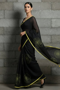 SUNSET ROSE | Mul Cotton | Indidha Saree