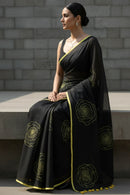 SUNSET ROSE | Mul Cotton | Indidha Saree