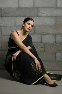 SUNSET ROSE | Mul Cotton | Indidha Saree