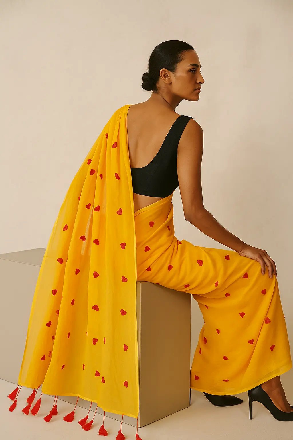 Sunshine Dil Se | Mul Cotton | Indidha Saree