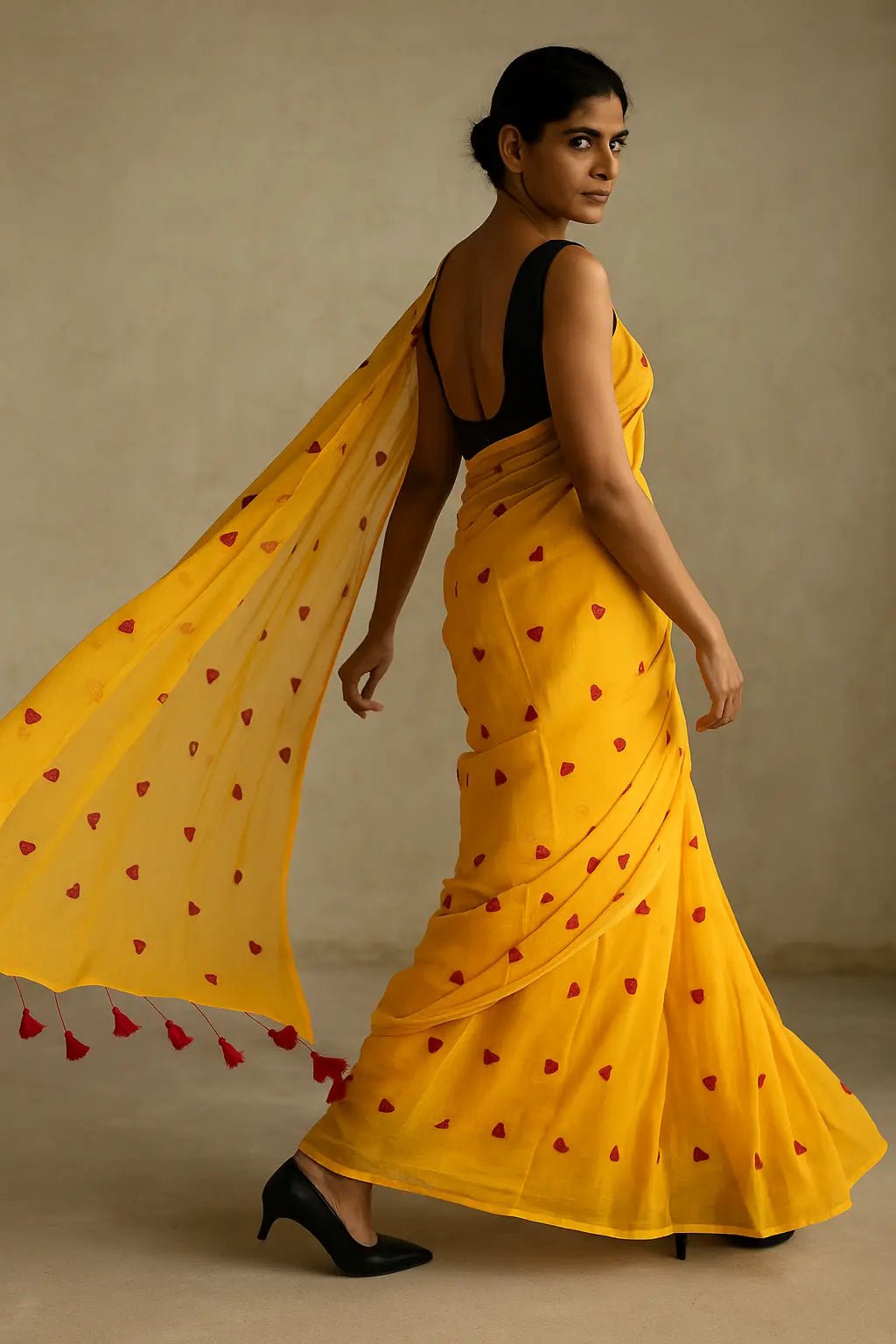 Sunshine Dil Se | Mul Cotton | Indidha Saree
