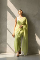 LIME ESSENCE | Mul Cotton | Indidha Saree