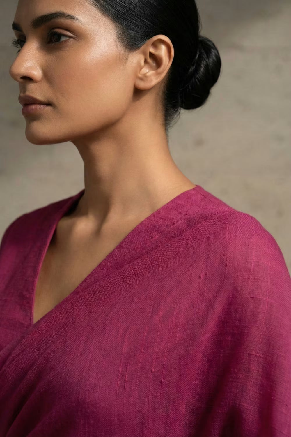 Wild Rose | Mul Cotton | Indidha Saree