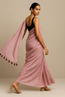 Tender Rage | Handloom Mul Cotton | Indidha Saree