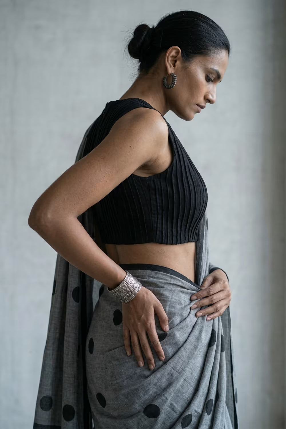 MONOCHROME MAGIC | Mul Cotton | Indidha Saree