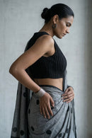 MONOCHROME MAGIC | Mul Cotton | Indidha Saree