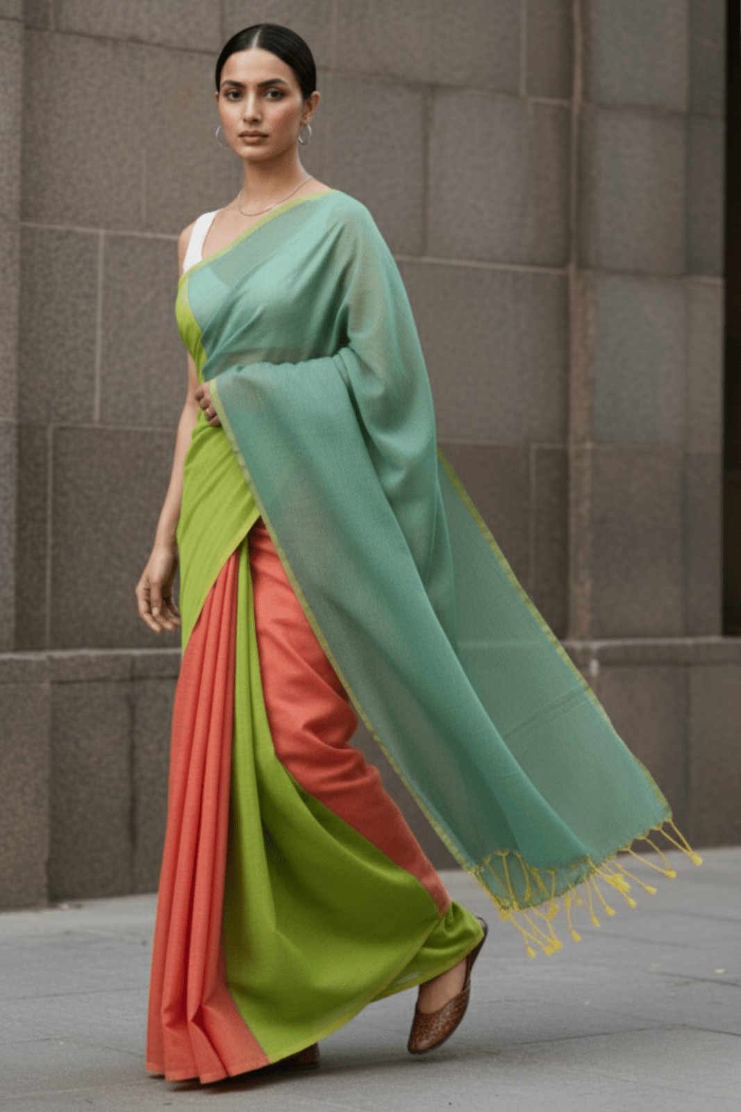 TRIFALA | Cotton | Indidha Saree