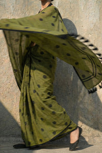 OLIVE DIVA | Mul Cotton | Indidha Saree