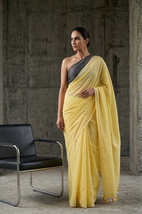PRISHA BLOND | Mul Cotton | Indidha Saree
