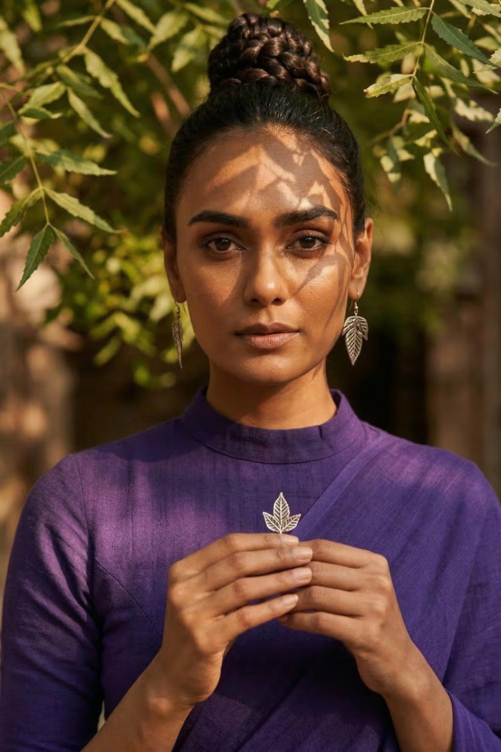 VELVET NEBULA | Mul Cotton | Indidha Saree