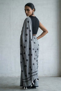 MONOCHROME MAGIC | Mul Cotton | Indidha Saree