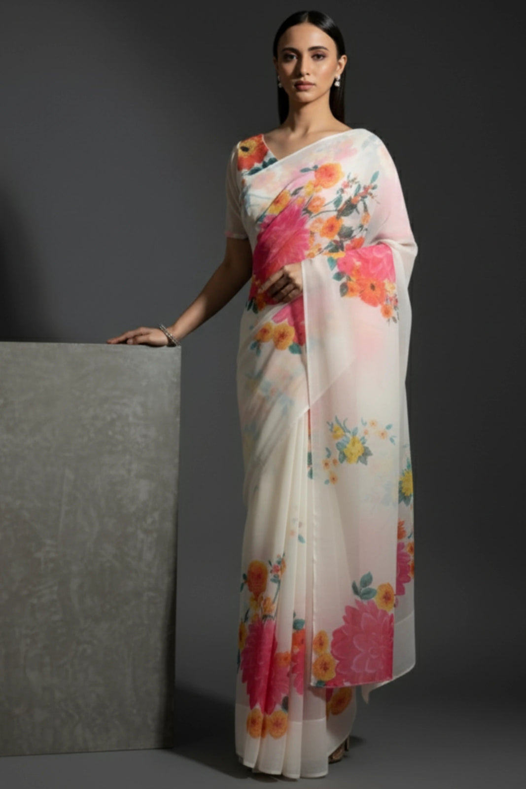WARM WIND | Organza | Indidha Saree
