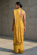 Fired Ochre | Slub Cotton | Indidha Saree