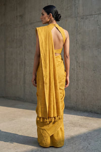 Fired Ochre | Slub Cotton | Indidha Saree