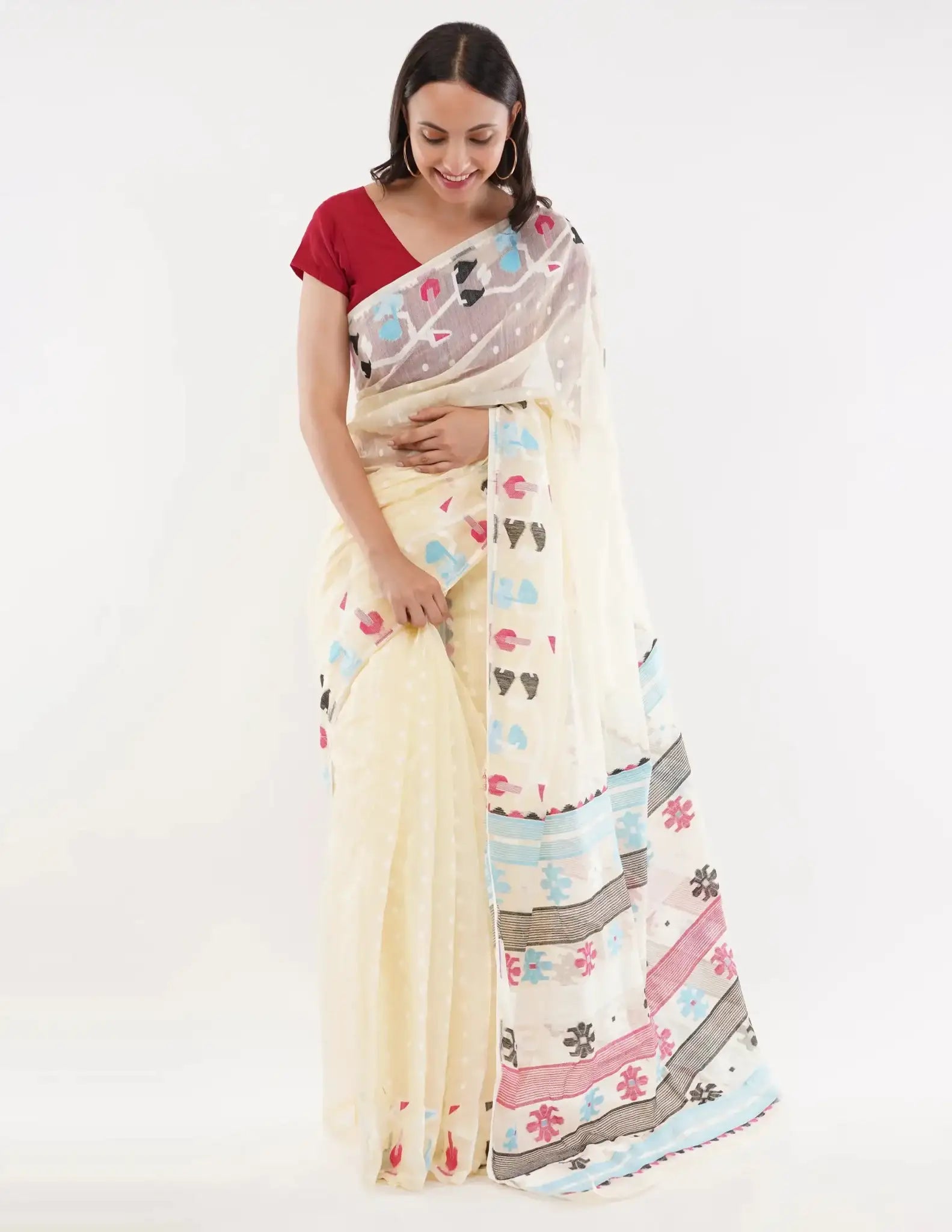 WHIMSY HUES | Pure Cotton | Indidha Saree