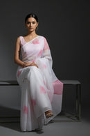 WHITE ROSE | Organza | Indidha Saree