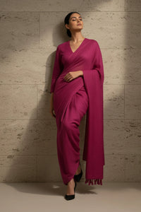 Wild Rose | Handloom Mul Cotton | Indidha Saree